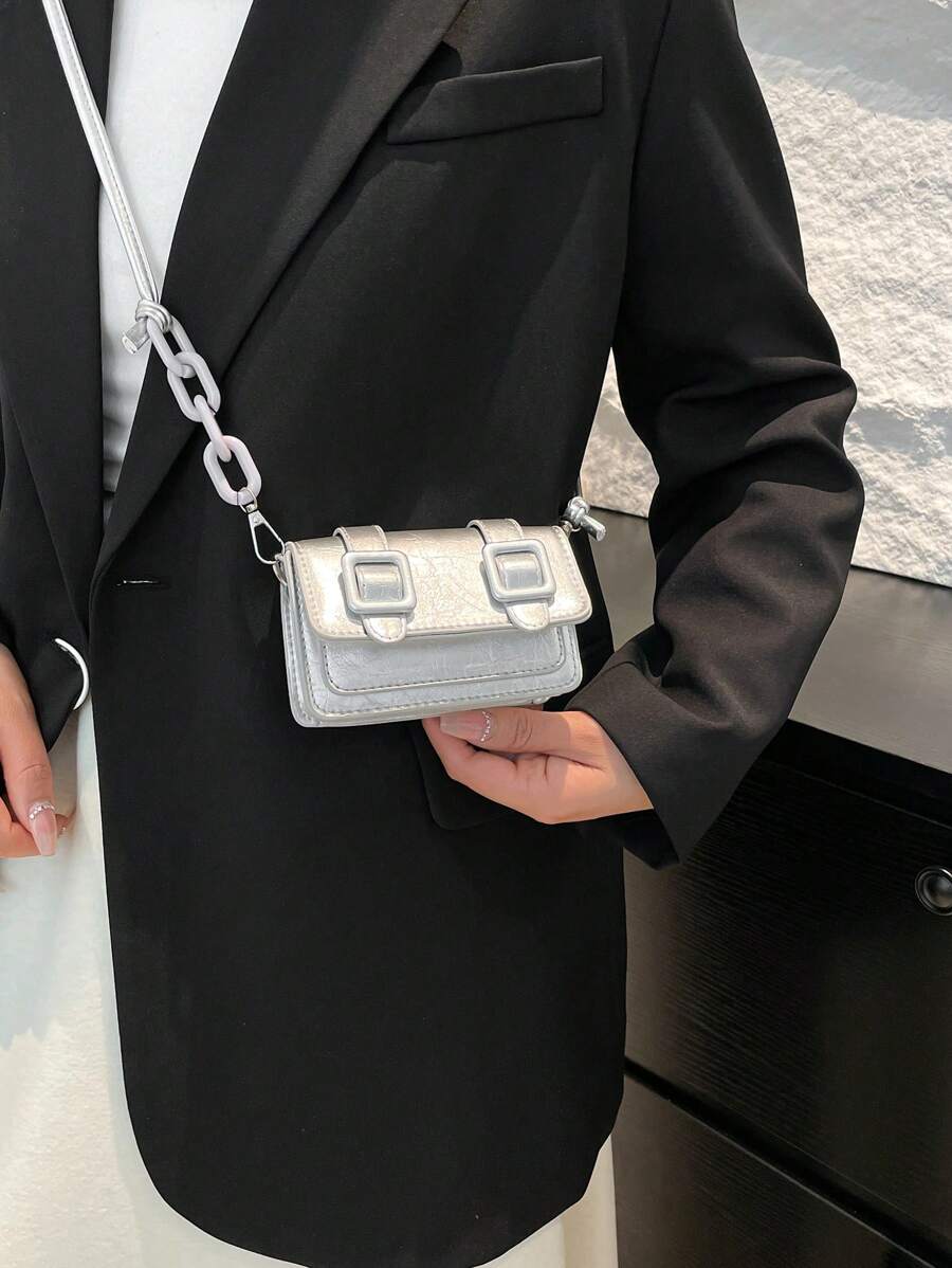 Women's Mini Lipstick Shape Candy Crossbody Bag Fashion Versatile Shoulder Purse Autumn Winter Small Handbag For Travel Or Casual Wear