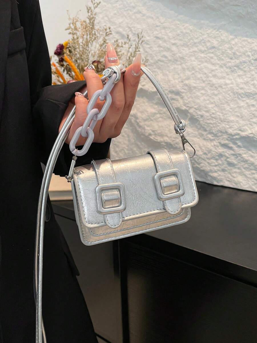 Women's Mini Lipstick Shape Candy Crossbody Bag Fashion Versatile Shoulder Purse Autumn Winter Small Handbag For Travel Or Casual Wear