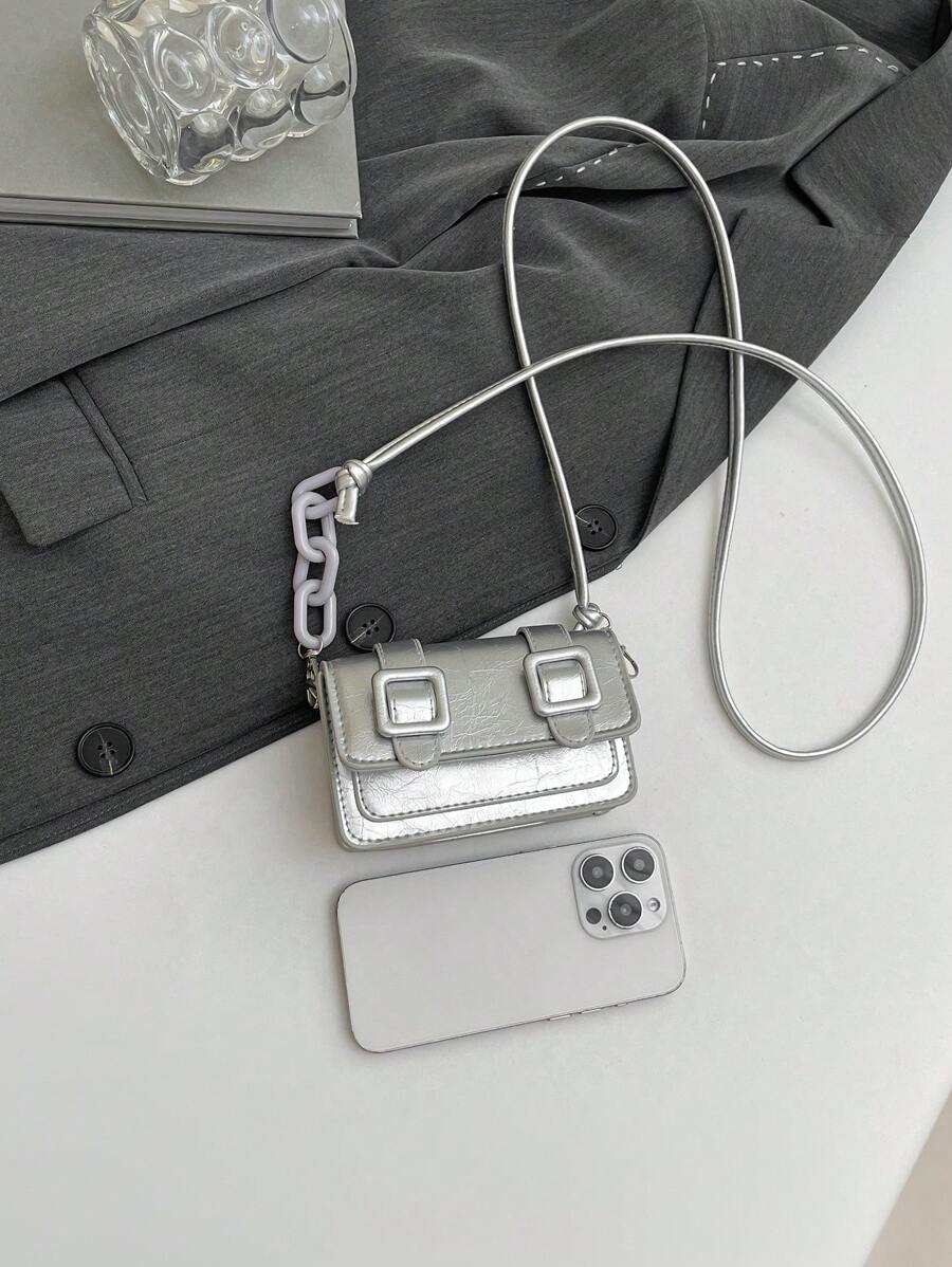 Women's Mini Lipstick Shape Candy Crossbody Bag Fashion Versatile Shoulder Purse Autumn Winter Small Handbag For Travel Or Casual Wear