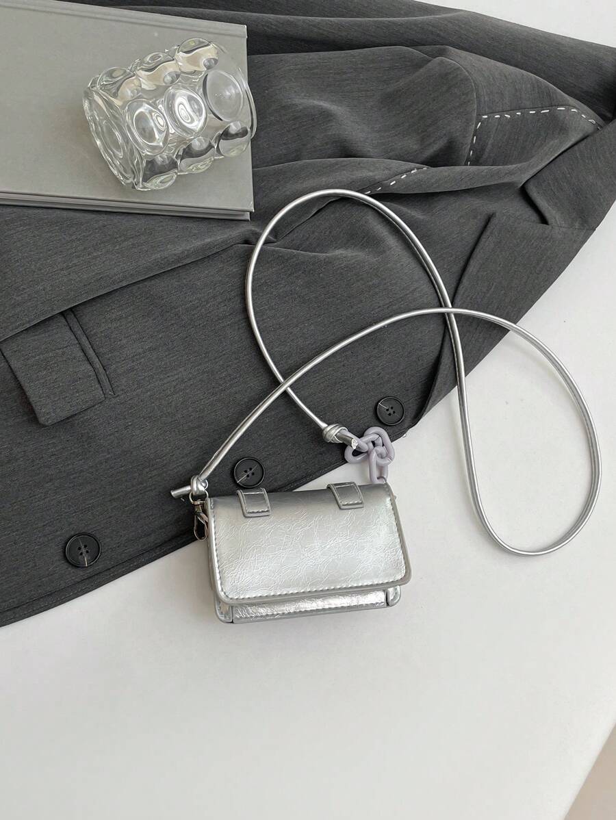 Women's Mini Lipstick Shape Candy Crossbody Bag Fashion Versatile Shoulder Purse Autumn Winter Small Handbag For Travel Or Casual Wear