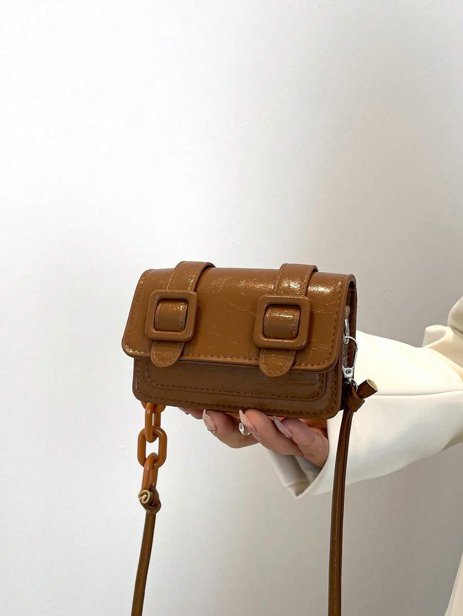 Women's Mini Lipstick Shape Candy Crossbody Bag Fashion Versatile Shoulder Purse Autumn Winter Small Handbag For Travel Or Casual Wear