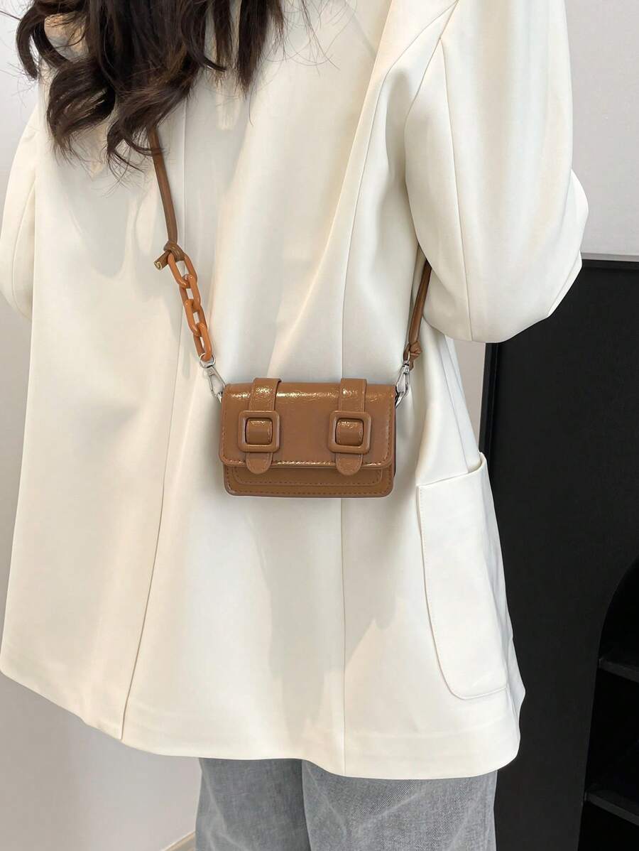 Women's Mini Lipstick Shape Candy Crossbody Bag Fashion Versatile Shoulder Purse Autumn Winter Small Handbag For Travel Or Casual Wear