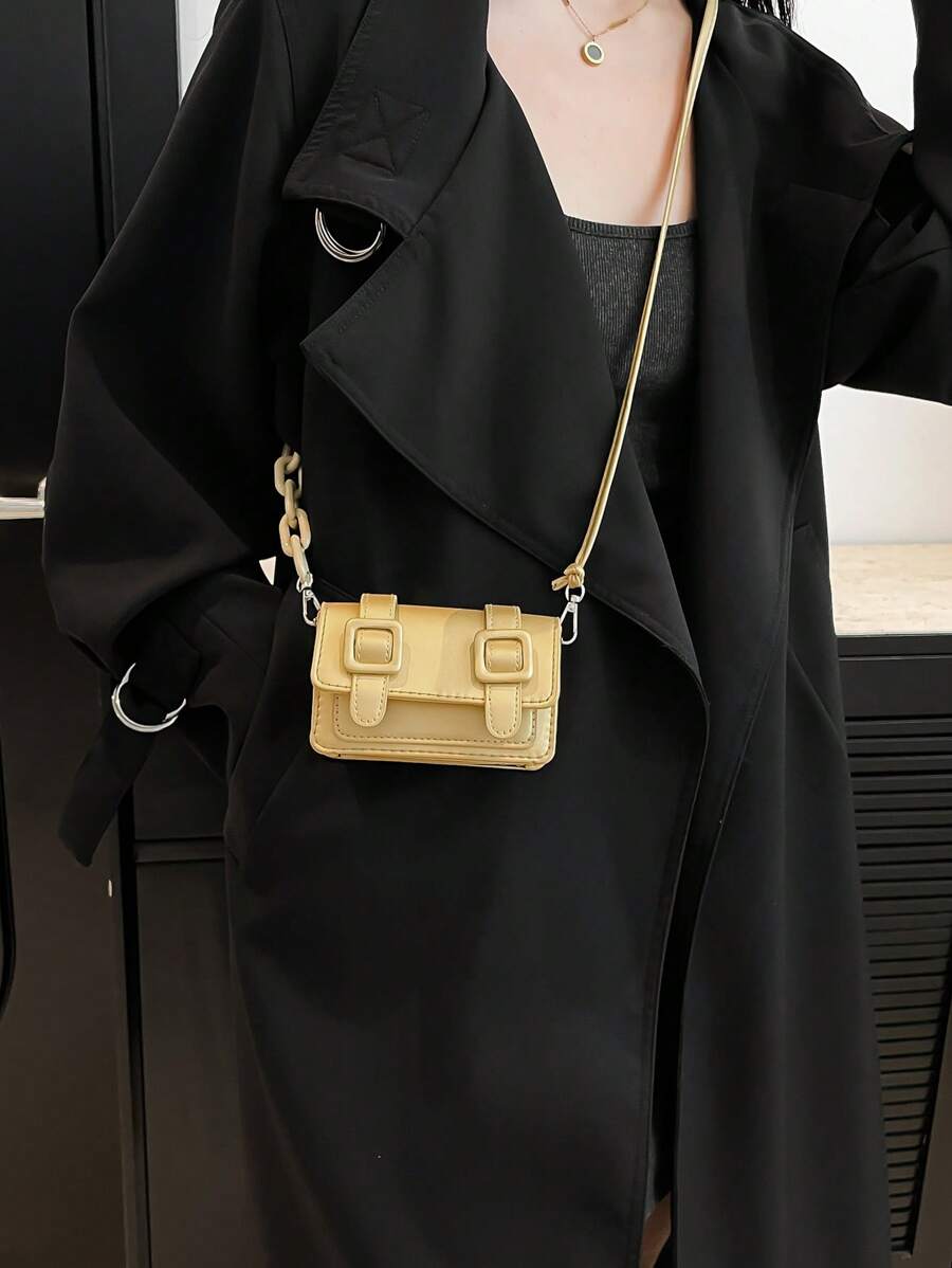 Women's Mini Lipstick Shape Candy Crossbody Bag Fashion Versatile Shoulder Purse Autumn Winter Small Handbag For Travel Or Casual Wear