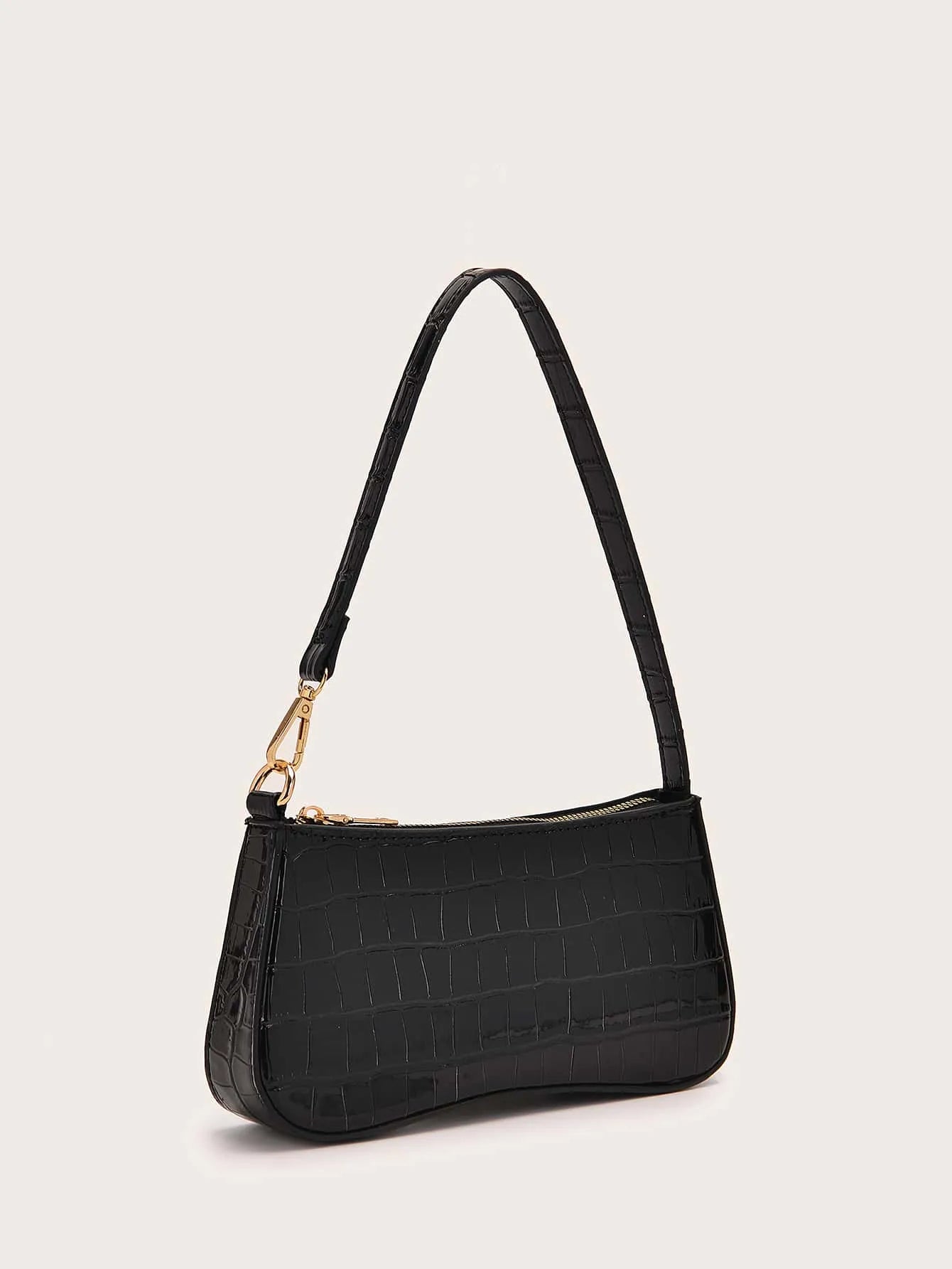 Women's Crocodile Embossed Evening Clutch Bag Fashion Party Purse Matching With Dress Wedding Bridal Prom Birthday Valentine Formal Outfit