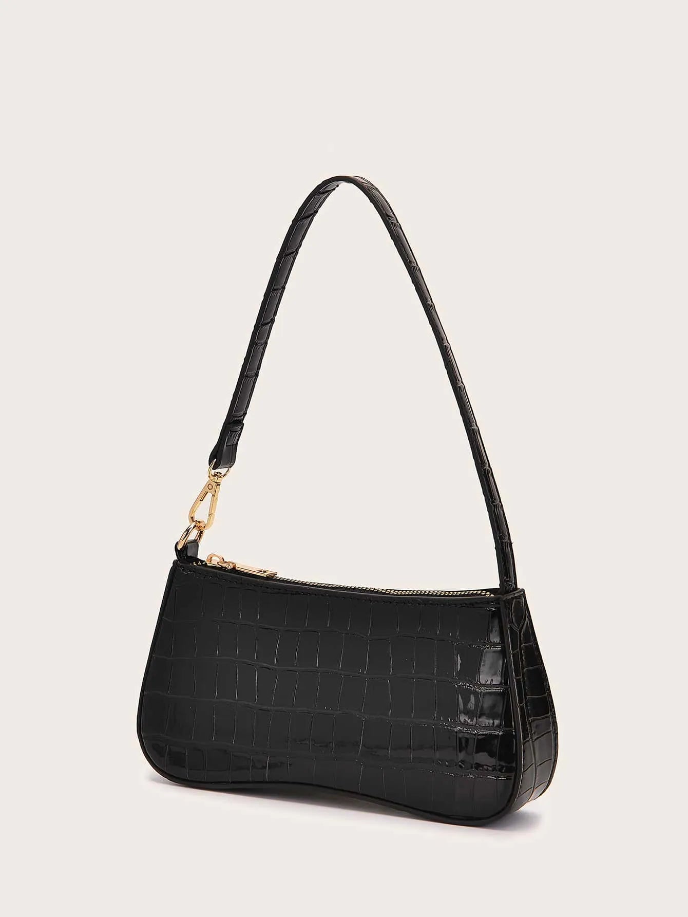 Women's Crocodile Embossed Evening Clutch Bag Fashion Party Purse Matching With Dress Wedding Bridal Prom Birthday Valentine Formal Outfit