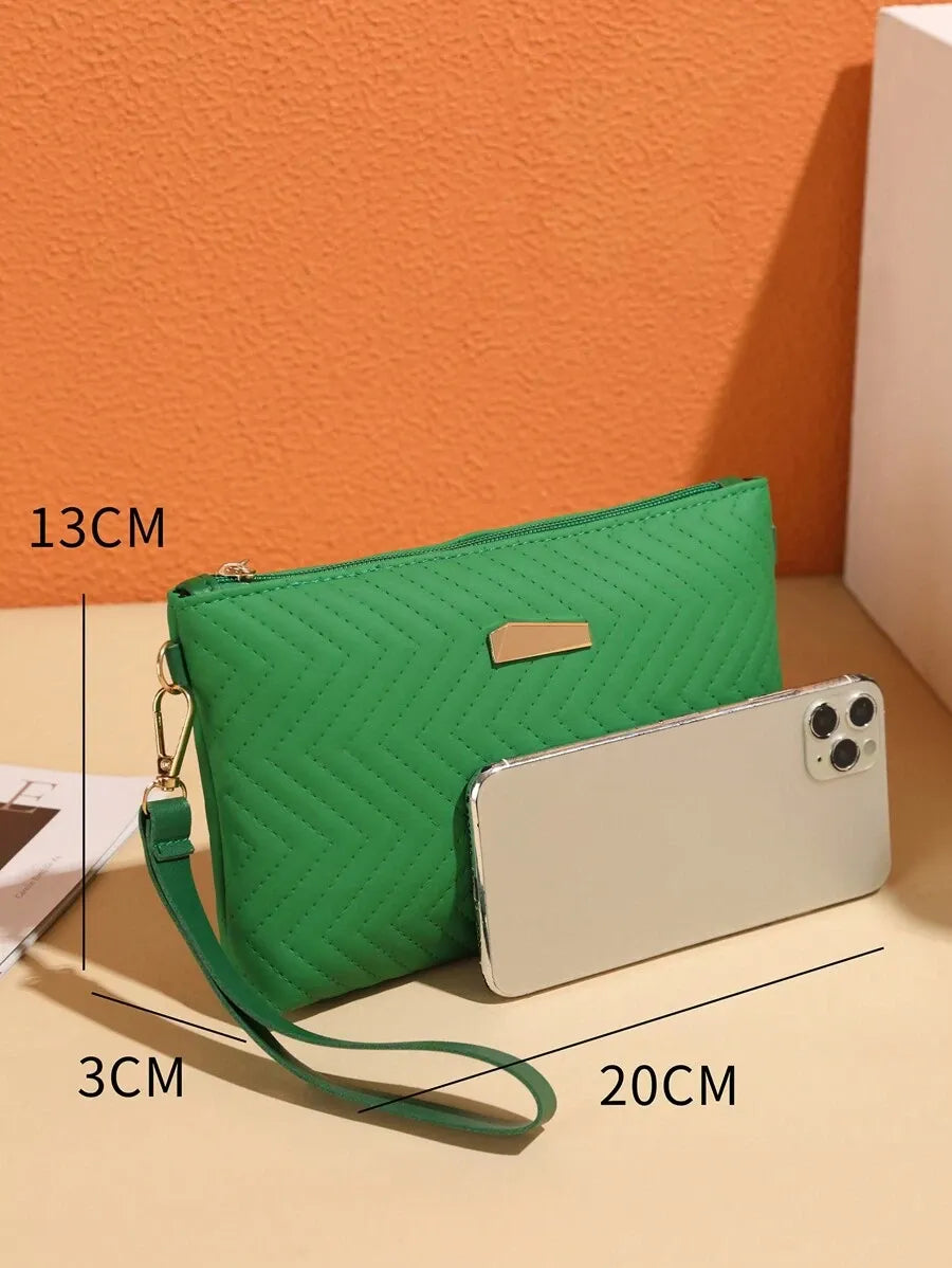 Women's Mini Brick Style Solid Color Shoulder Bag Minimalist Plain Clutch Crossbody Purse With Chain Strap Casual Travel Fashion Bag