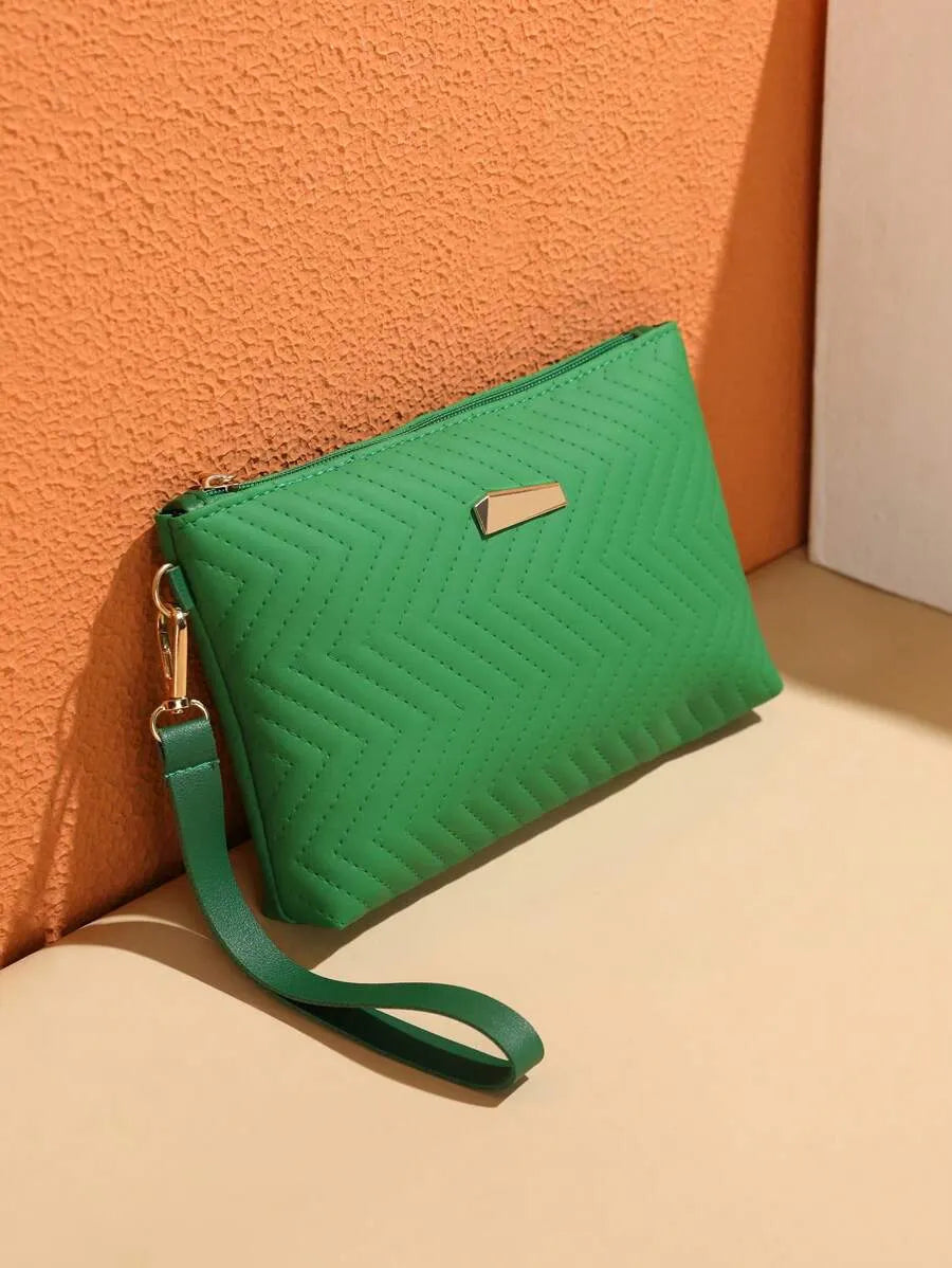 Women's Mini Brick Style Solid Color Shoulder Bag Minimalist Plain Clutch Crossbody Purse With Chain Strap Casual Travel Fashion Bag