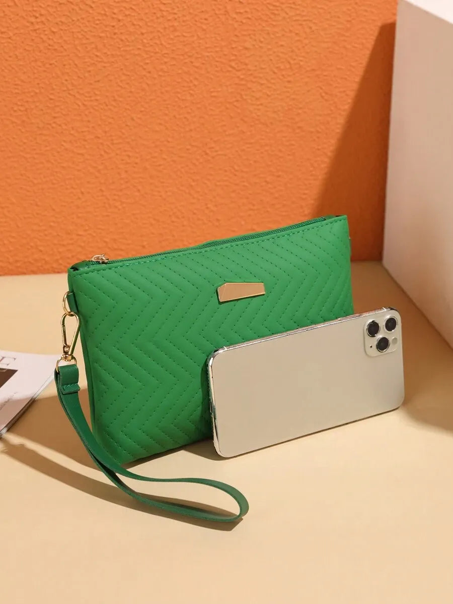 Women's Mini Brick Style Solid Color Shoulder Bag Minimalist Plain Clutch Crossbody Purse With Chain Strap Casual Travel Fashion Bag