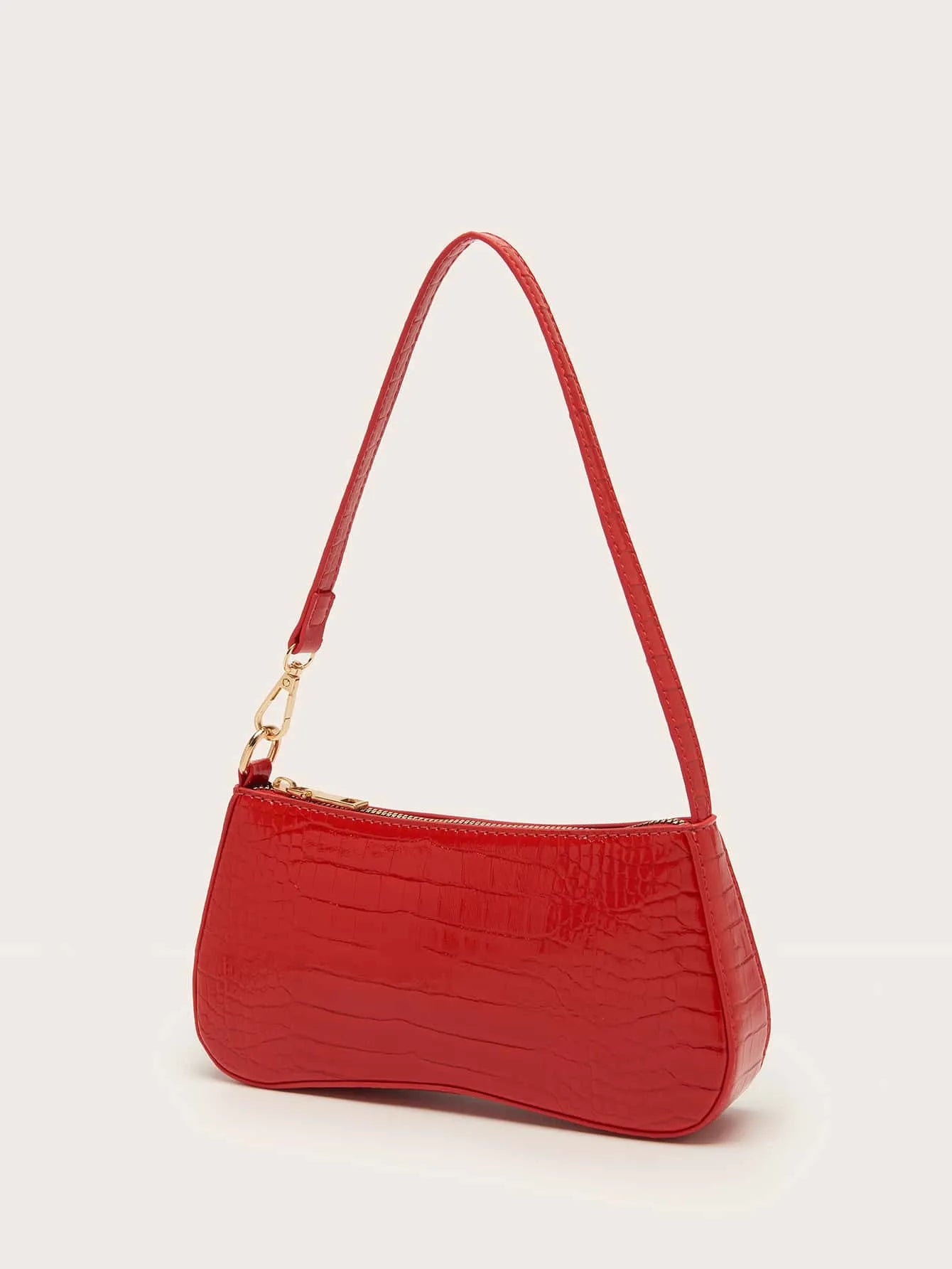 Women's Crocodile Embossed Evening Clutch Bag Fashion Party Purse Matching With Dress Wedding Bridal Prom Birthday Valentine Formal Outfit