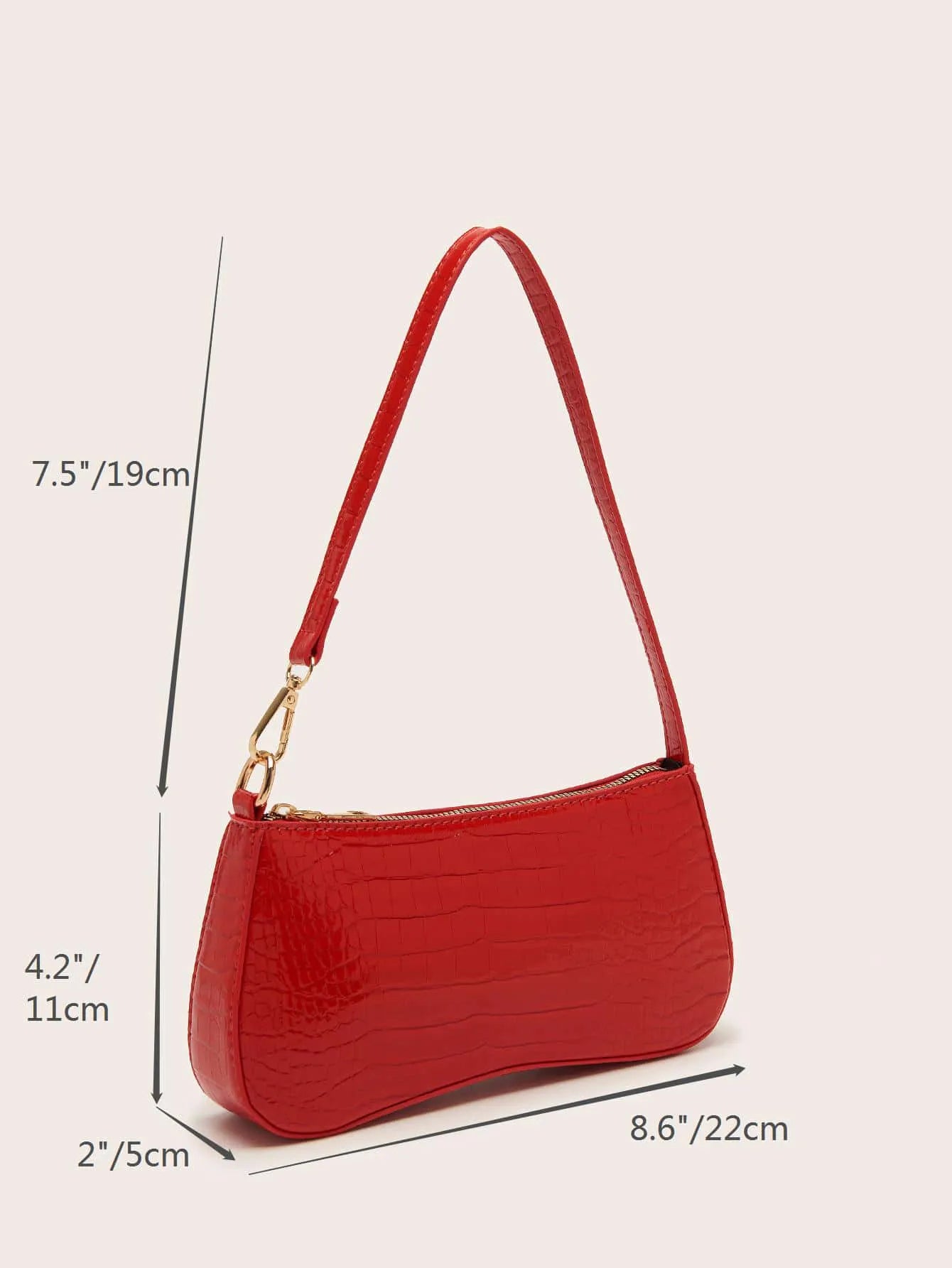 Women's Crocodile Embossed Evening Clutch Bag Fashion Party Purse Matching With Dress Wedding Bridal Prom Birthday Valentine Formal Outfit