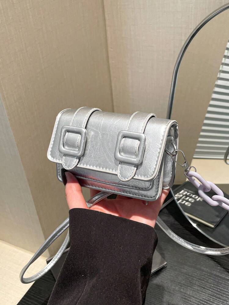 Women's Mini Lipstick Shape Candy Crossbody Bag Fashion Versatile Shoulder Purse Autumn Winter Small Handbag For Travel Or Casual Wear