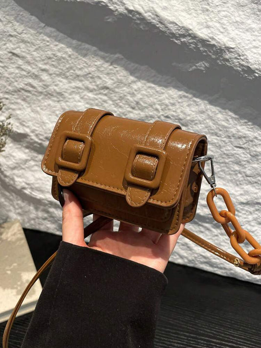 Women's Mini Lipstick Shape Candy Crossbody Bag Fashion Versatile Shoulder Purse Autumn Winter Small Handbag For Travel Or Casual Wear