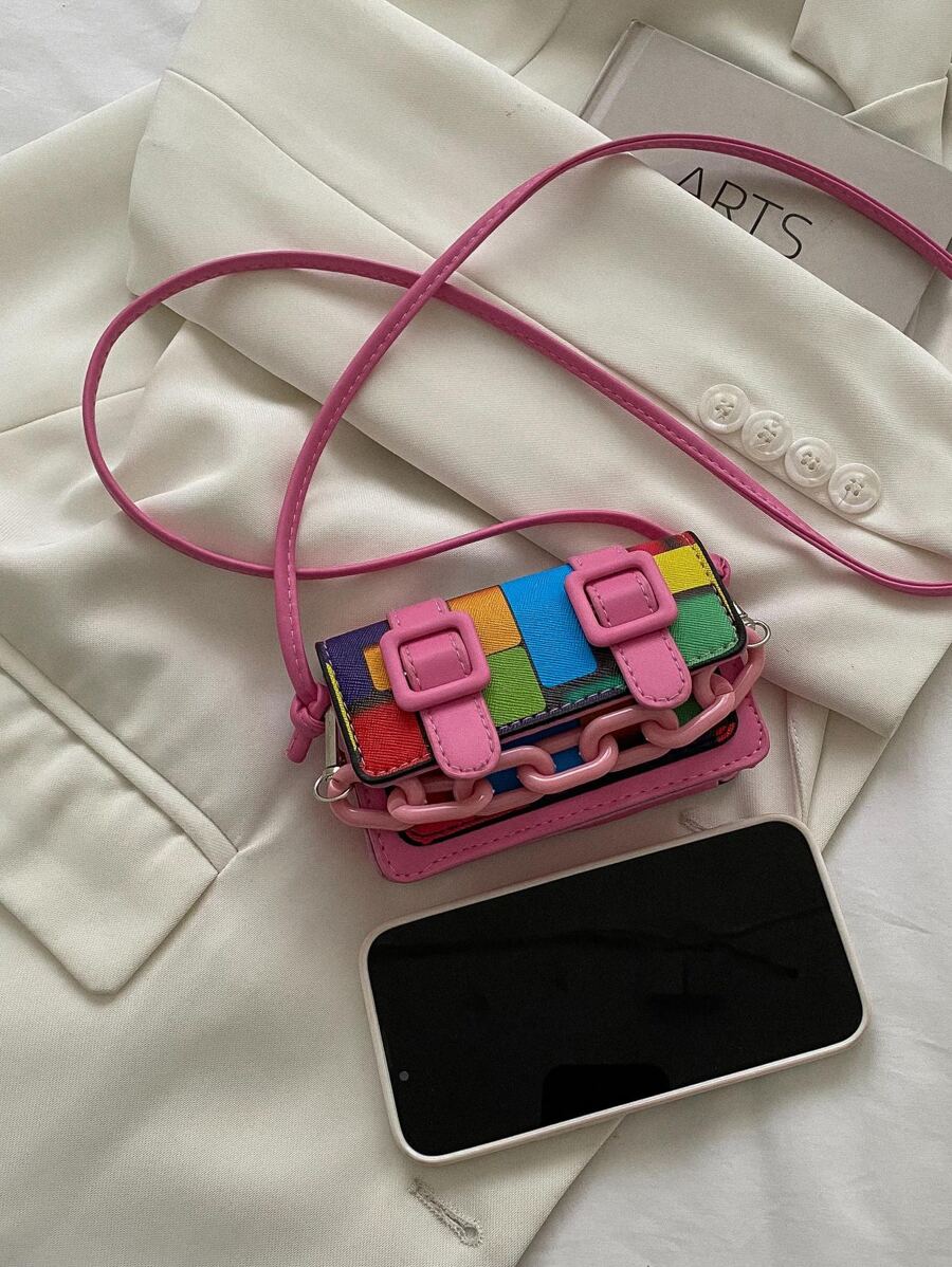 Women's Mini Lipstick Shape Candy Crossbody Bag Fashion Versatile Shoulder Purse Autumn Winter Small Handbag For Travel Or Casual Wear