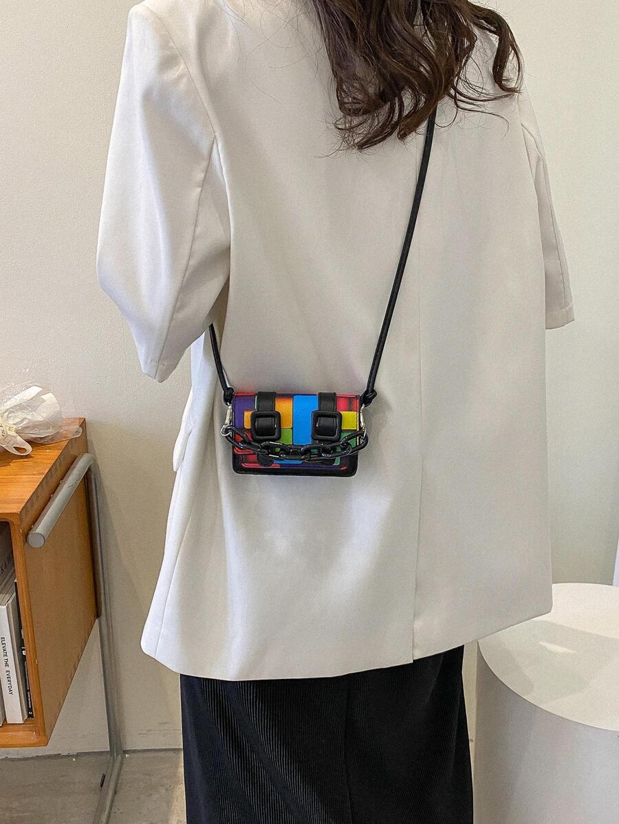 Women's Mini Lipstick Shape Candy Crossbody Bag Fashion Versatile Shoulder Purse Autumn Winter Small Handbag For Travel Or Casual Wear