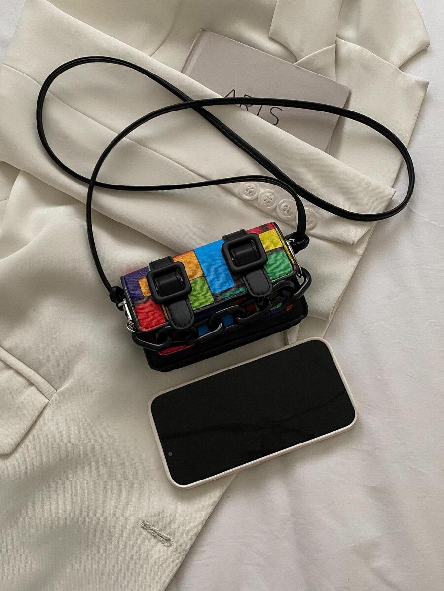 Women's Mini Lipstick Shape Candy Crossbody Bag Fashion Versatile Shoulder Purse Autumn Winter Small Handbag For Travel Or Casual Wear