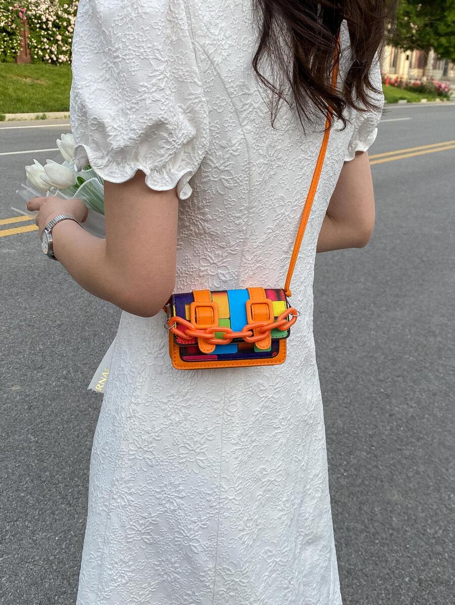 Women's Mini Lipstick Shape Candy Crossbody Bag Fashion Versatile Shoulder Purse Autumn Winter Small Handbag For Travel Or Casual Wear