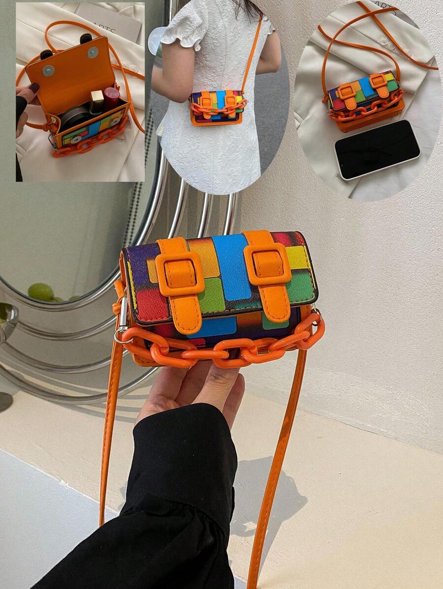 Women's Mini Lipstick Shape Candy Crossbody Bag Fashion Versatile Shoulder Purse Autumn Winter Small Handbag For Travel Or Casual Wear