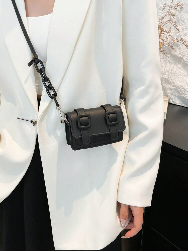 Women's Mini Lipstick Shape Candy Crossbody Bag Fashion Versatile Shoulder Purse Autumn Winter Small Handbag For Travel Or Casual Wear