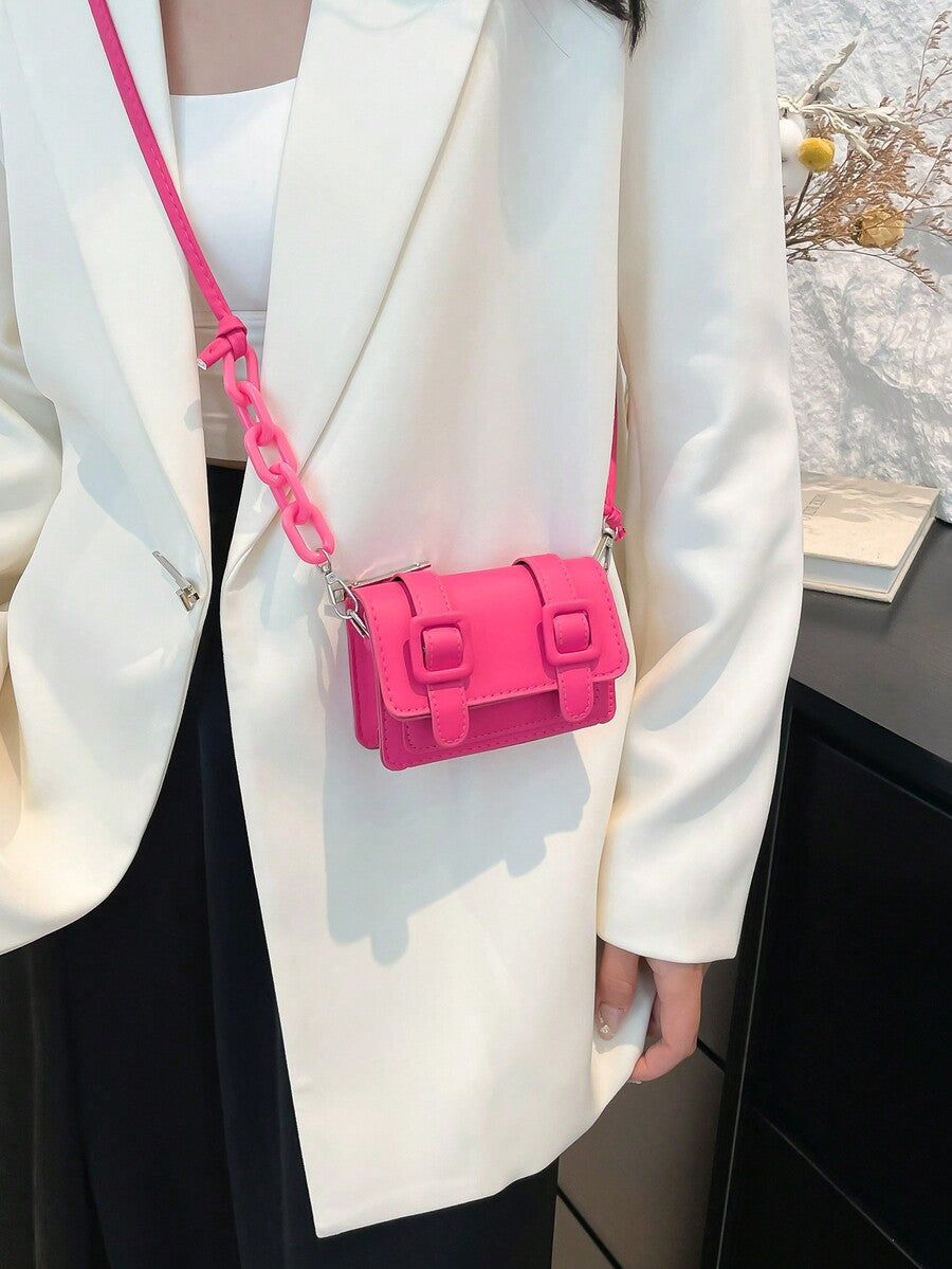 Women's Mini Lipstick Shape Candy Crossbody Bag Fashion Versatile Shoulder Purse Autumn Winter Small Handbag For Travel Or Casual Wear