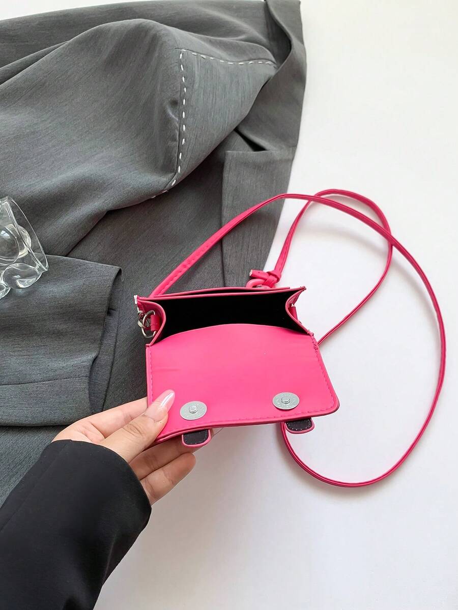 Women's Mini Lipstick Shape Candy Crossbody Bag Fashion Versatile Shoulder Purse Autumn Winter Small Handbag For Travel Or Casual Wear