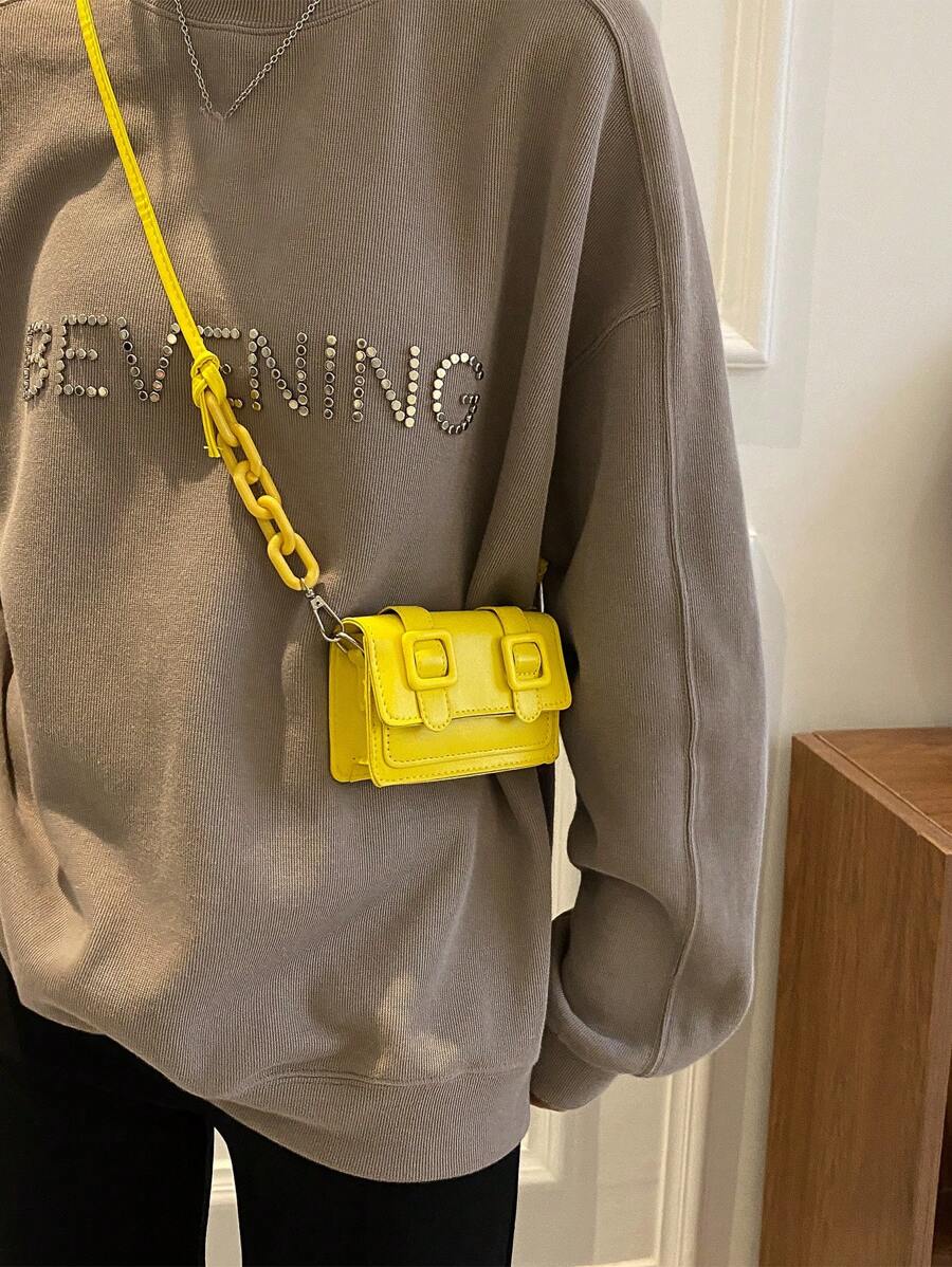 Women's Mini Lipstick Shape Candy Crossbody Bag Fashion Versatile Shoulder Purse Autumn Winter Small Handbag For Travel Or Casual Wear