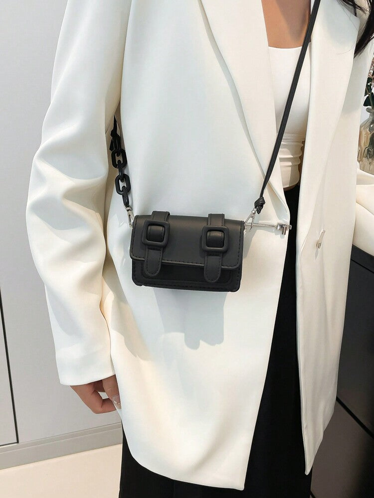 Women's Mini Lipstick Shape Candy Crossbody Bag Fashion Versatile Shoulder Purse Autumn Winter Small Handbag For Travel Or Casual Wear