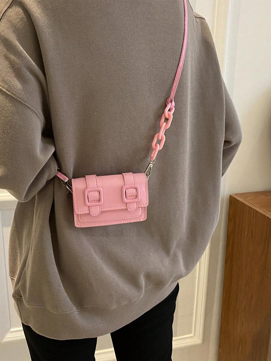 Women's Mini Lipstick Shape Candy Crossbody Bag Fashion Versatile Shoulder Purse Autumn Winter Small Handbag For Travel Or Casual Wear