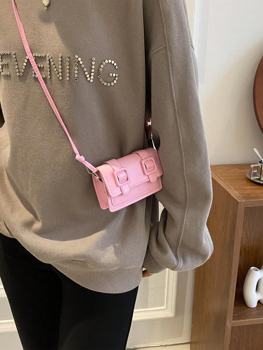Women's Mini Lipstick Shape Candy Crossbody Bag Fashion Versatile Shoulder Purse Autumn Winter Small Handbag For Travel Or Casual Wear