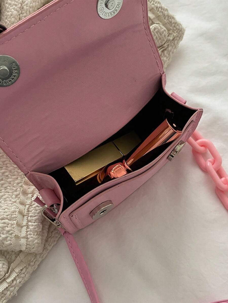 Women's Mini Lipstick Shape Candy Crossbody Bag Fashion Versatile Shoulder Purse Autumn Winter Small Handbag For Travel Or Casual Wear