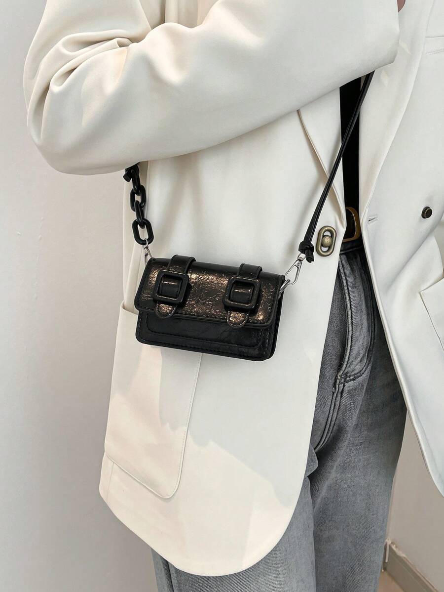 Women's Mini Lipstick Shape Candy Crossbody Bag Fashion Versatile Shoulder Purse Autumn Winter Small Handbag For Travel Or Casual Wear