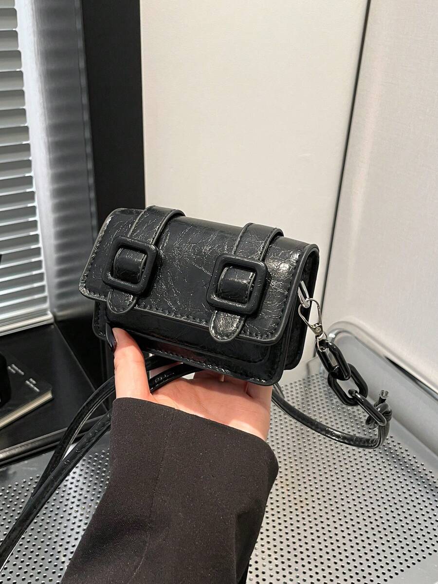 Women's Mini Lipstick Shape Candy Crossbody Bag Fashion Versatile Shoulder Purse Autumn Winter Small Handbag For Travel Or Casual Wear