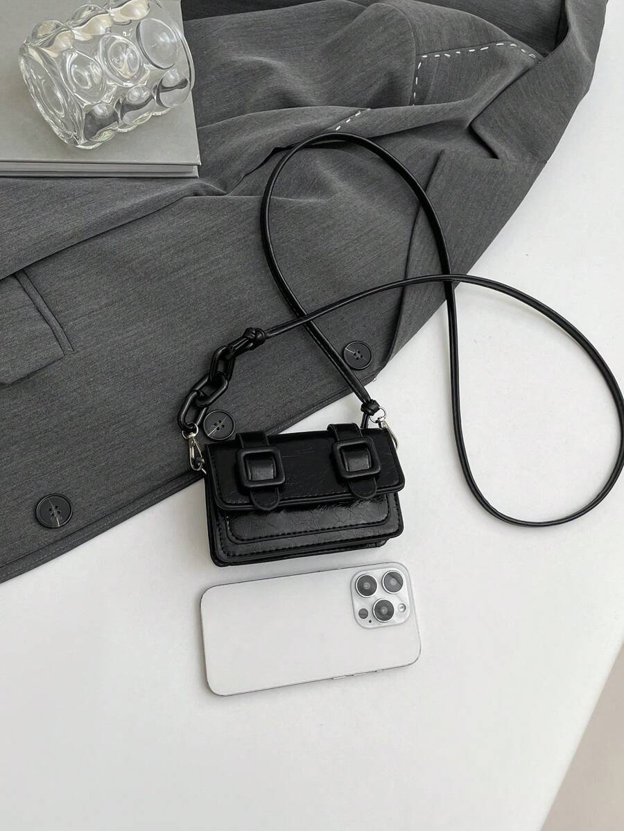 Women's Mini Lipstick Shape Candy Crossbody Bag Fashion Versatile Shoulder Purse Autumn Winter Small Handbag For Travel Or Casual Wear