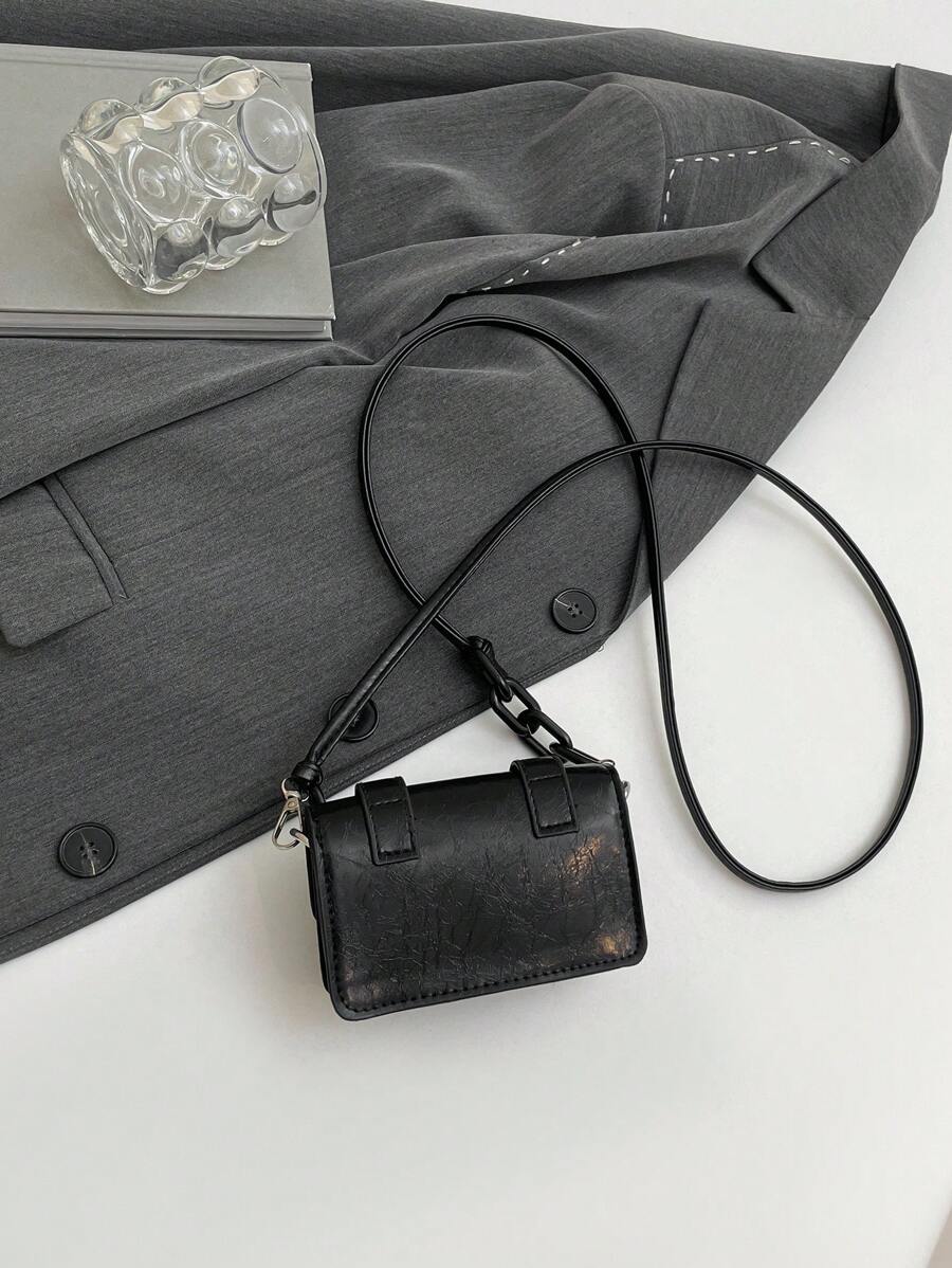 Women's Mini Lipstick Shape Candy Crossbody Bag Fashion Versatile Shoulder Purse Autumn Winter Small Handbag For Travel Or Casual Wear