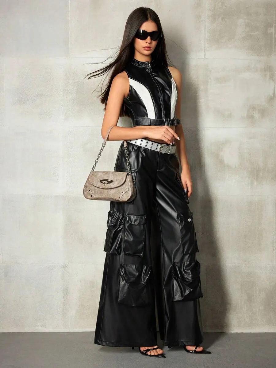 Women's Shoulder Hobo Bag With Metal Chain Strap Retro Y2K Vintage Fashion Icon Style Versatile Casual Street Crossbody Purse For Women