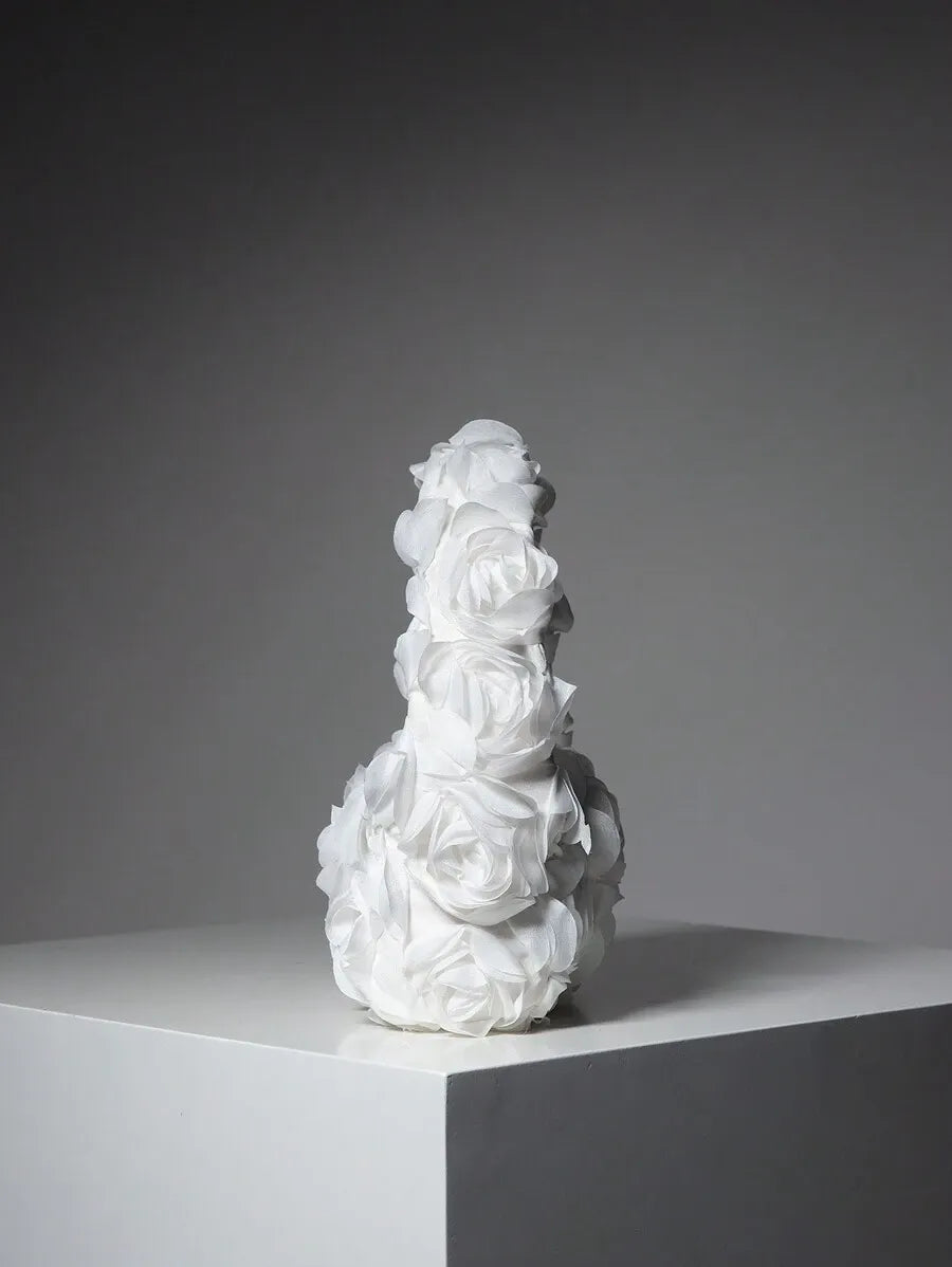 Women's Elegant 3D Rose Flower Tote Bag Evening Party Handbag Wedding Purse Bride Bridesmaid Banquet Birthday Gift Bag Romantic Dress Match