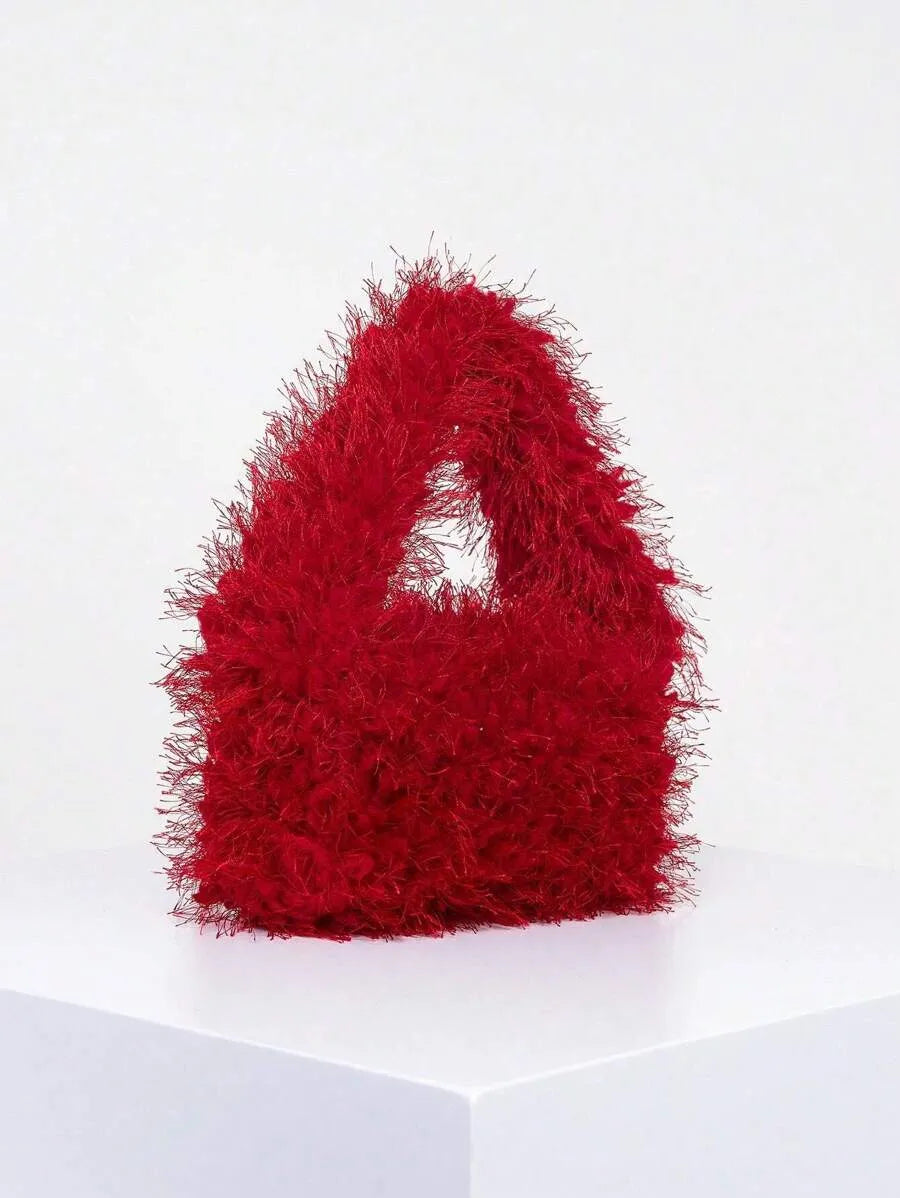 Women's Elegant 3D Rose Flower Tote Bag Evening Party Handbag Wedding Purse Bride Bridesmaid Banquet Birthday Gift Bag Romantic Dress Match