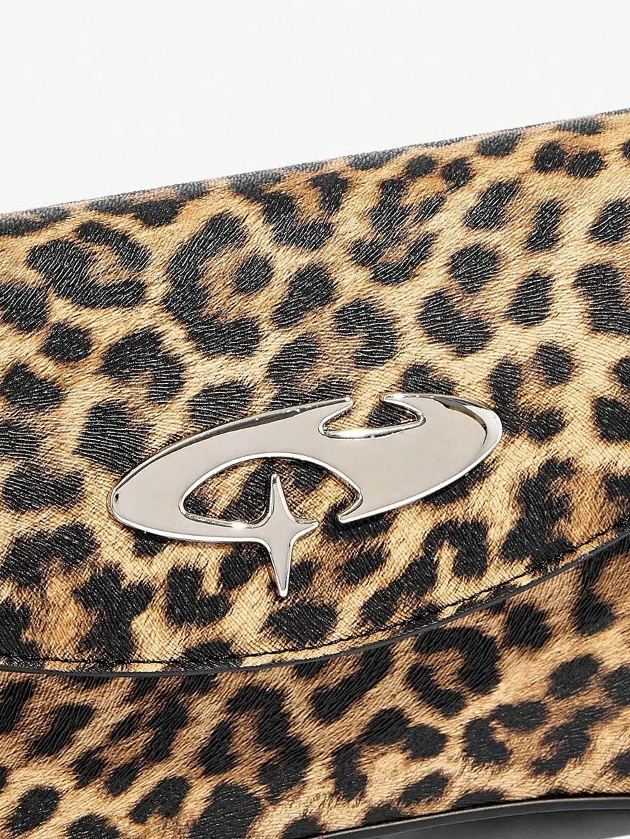 Women's Shoulder Hobo Bag With Metal Chain Strap Retro Y2K Vintage Fashion Icon Style Versatile Casual Street Crossbody Purse For Women